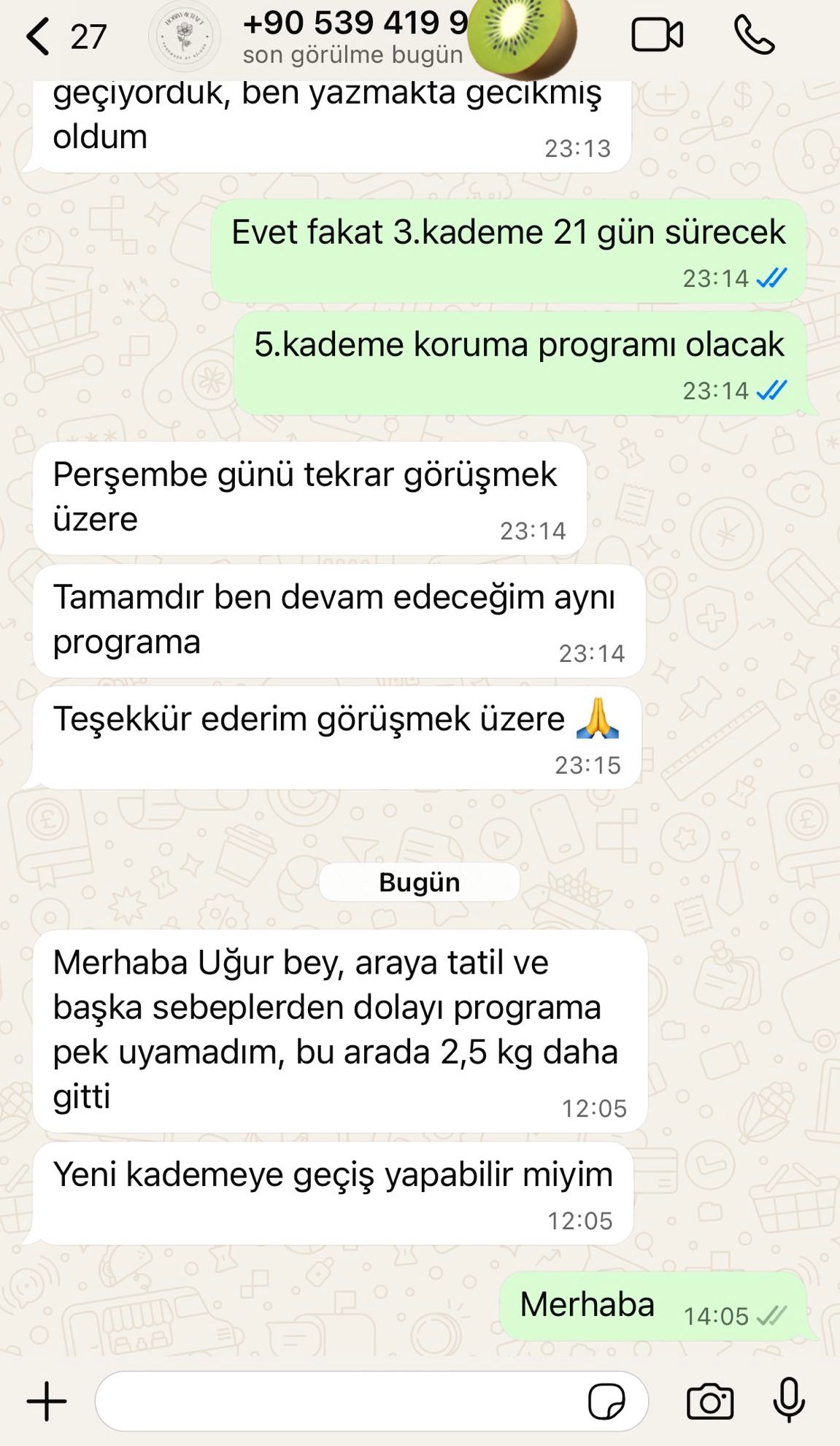 WhatsApp Konuşması 13