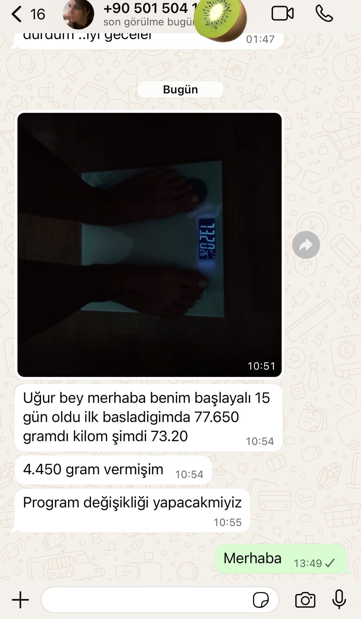 WhatsApp Konuşması 16